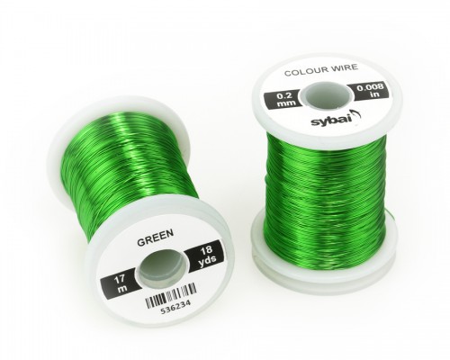 Colour Wire, 0.2 mm, Green